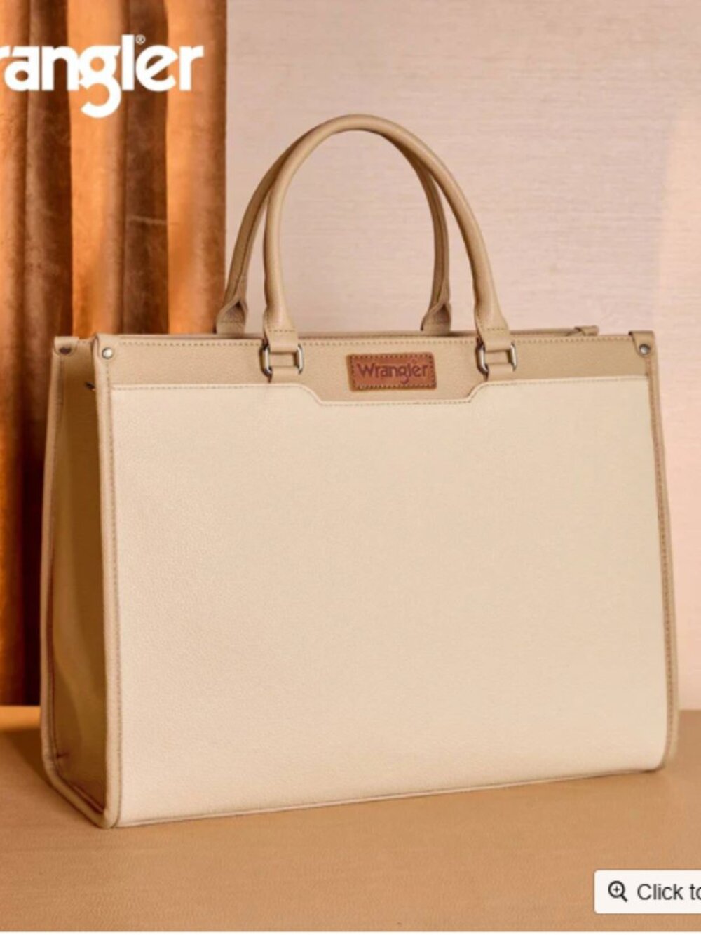 Wrangler Carry-All Large Tote Crossbody Bag